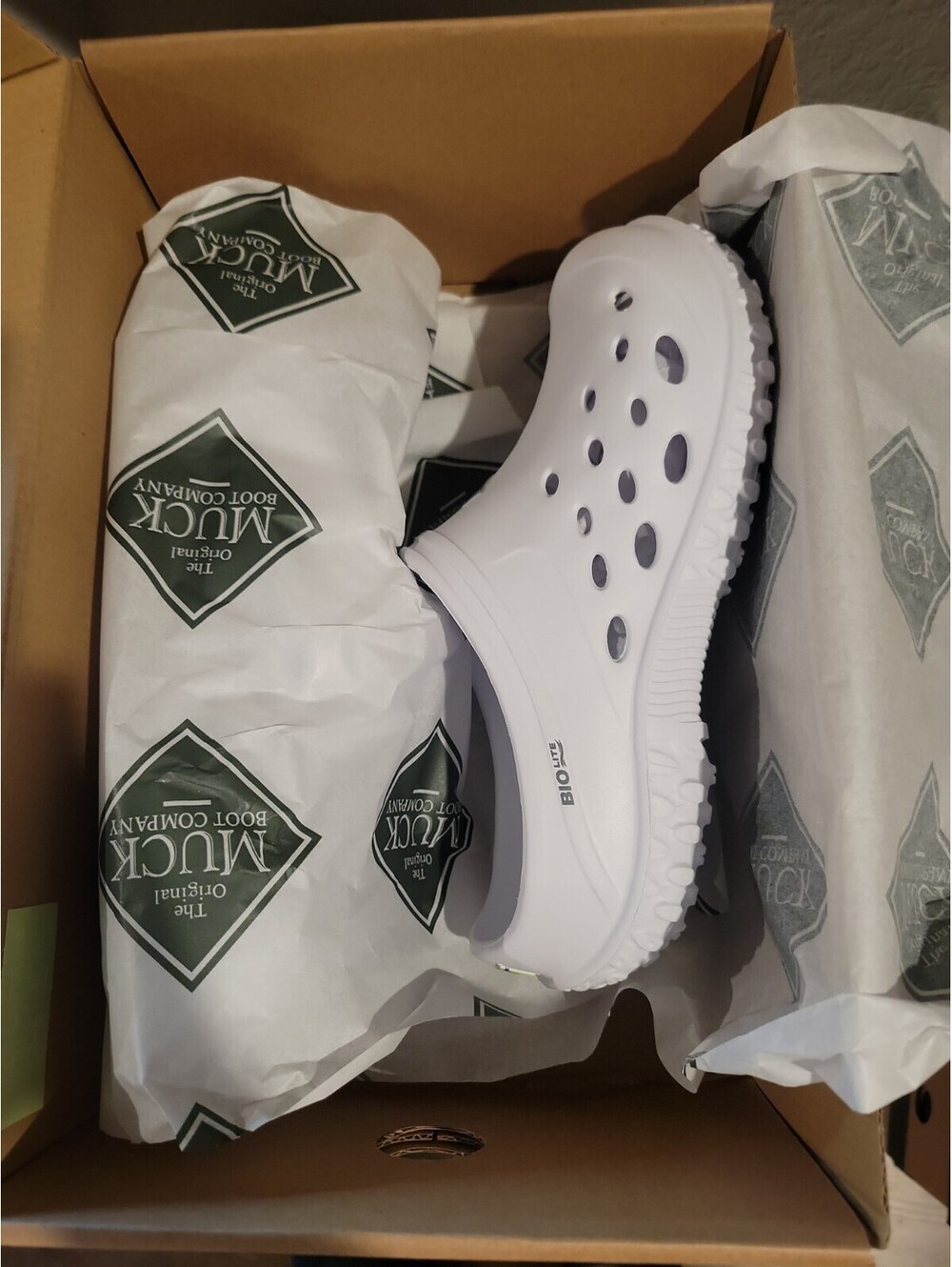 Muck Boot Company Muckster Lite Clog White Women’s Size 6 Comfort Garden Work - Picture 2 of 10